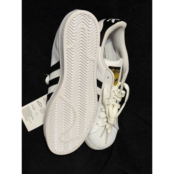 adidas Originals Superstar Black/Gold/White Men's Size 8.5, Shell Toe, NEW w/BOX - Picture 3 of 8